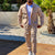 Costume Homme à Deux Pièces Polyester Fonctionnel Élégant 2
