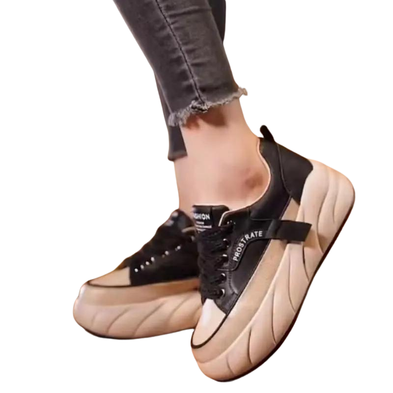 Baskets souples à semelle épaisse pour femmes