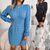 Robe d'Hiver Femme Chic en Tricot Élégante-5