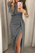 Variant image for Robe Longue Femme Épaules Dénudées en Tissu de Qualité pour Soirée Élégante-25