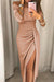 Robe Longue Femme Épaules Dénudées en Tissu de Qualité pour Soirée Élégante-1