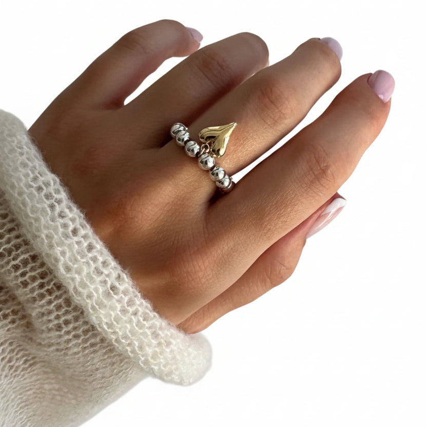 Anneaux pour Femme Style Original avec Perles 1