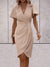 Robe moulante à manches fluides