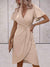 Robe moulante à manches fluides