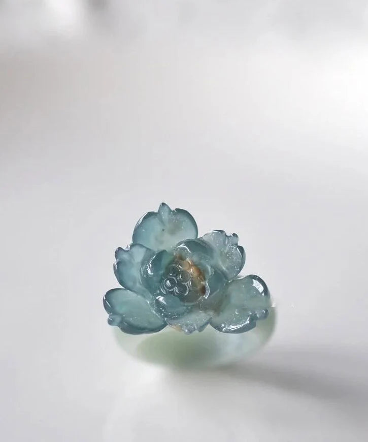 Bague Femme Motif Lotus Unique 2