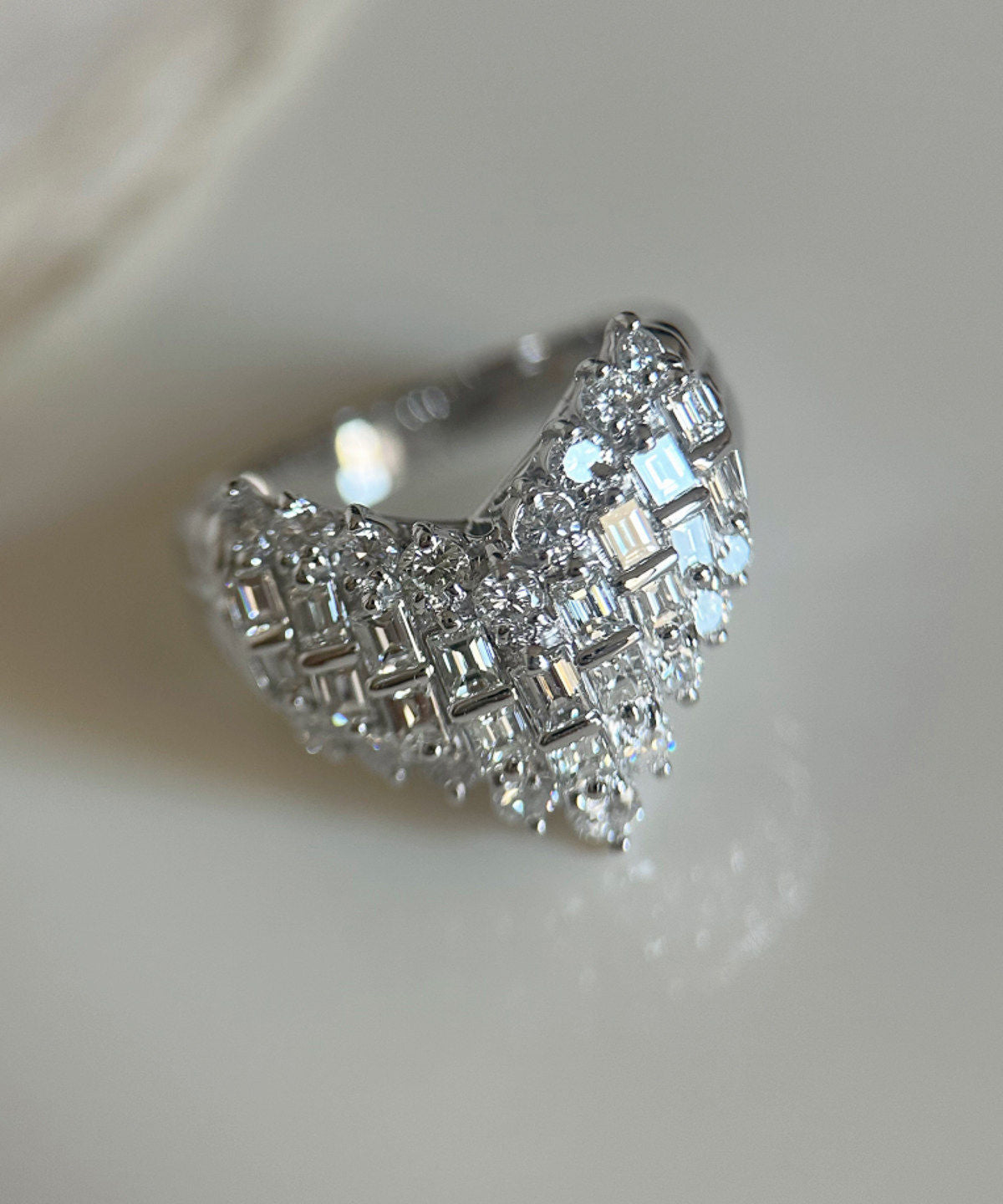 Bagues pour femmes avec zircon design amour 0