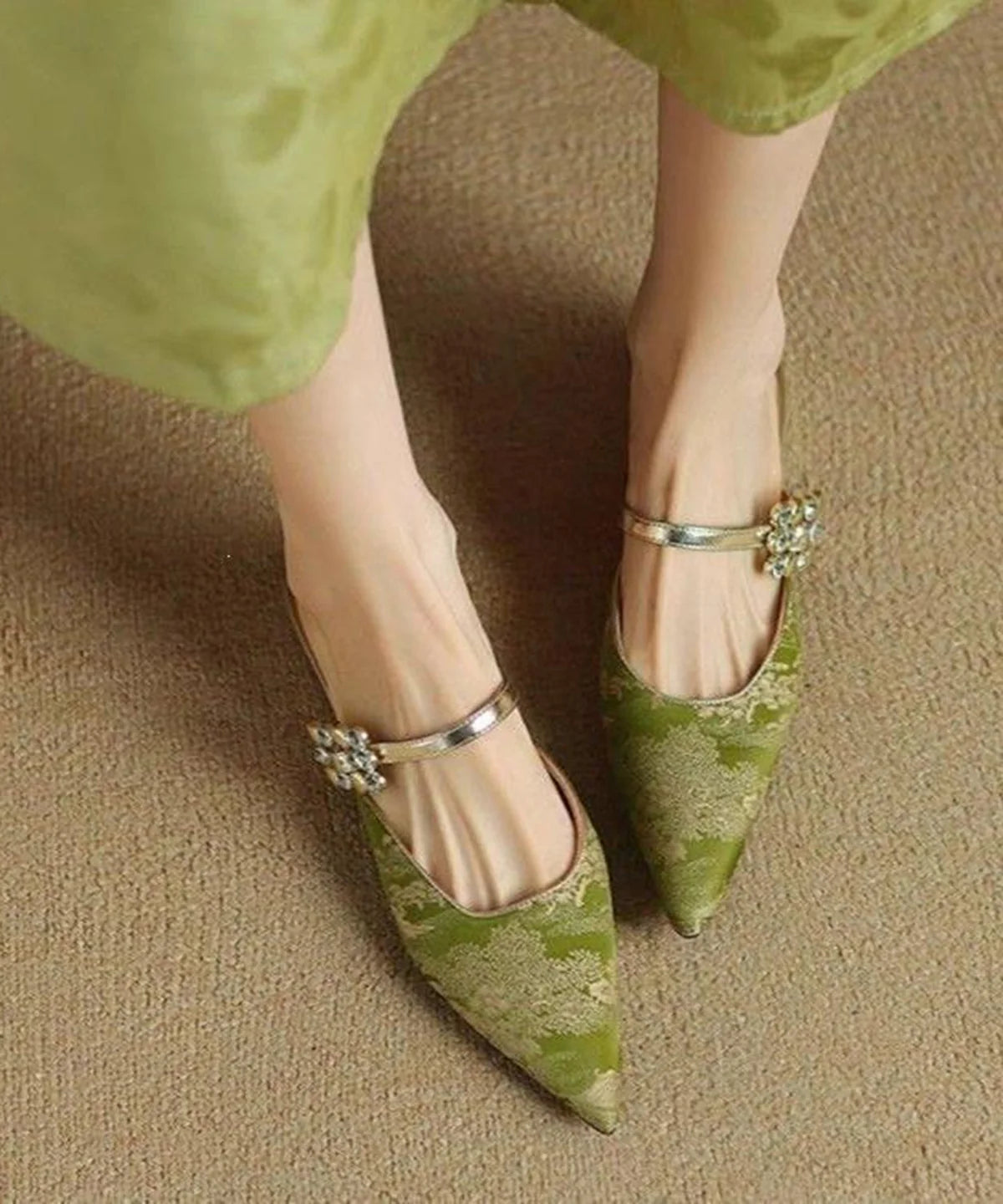 Ballerines Femme Style Vintage Bout Pointu 2