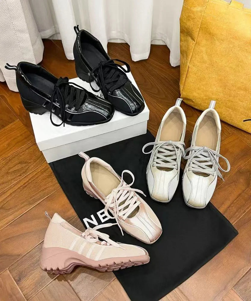 Ballerines à plateforme et bride pour femme style sport 4