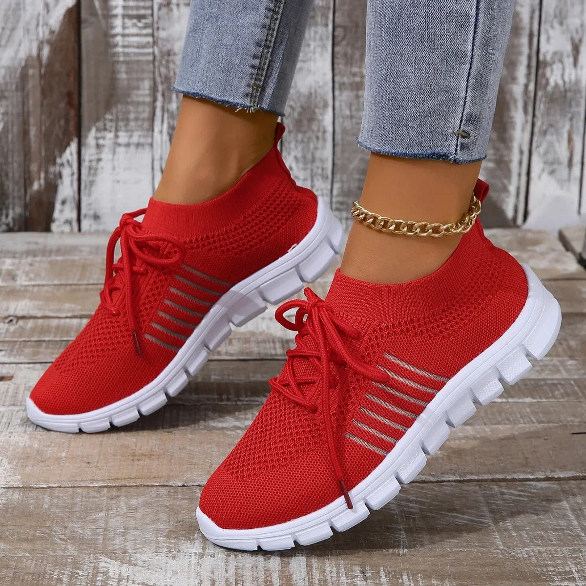 Baskets Femme Confortables en Maille Respirante 3