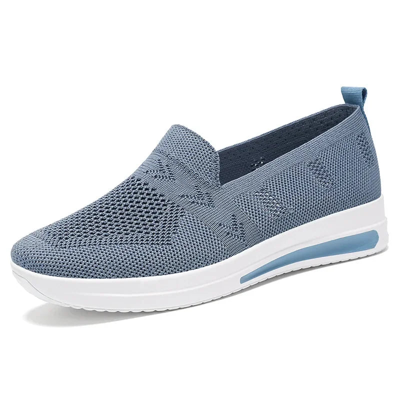 Baskets Femme Décontractées Maille Tricotée Souple 10