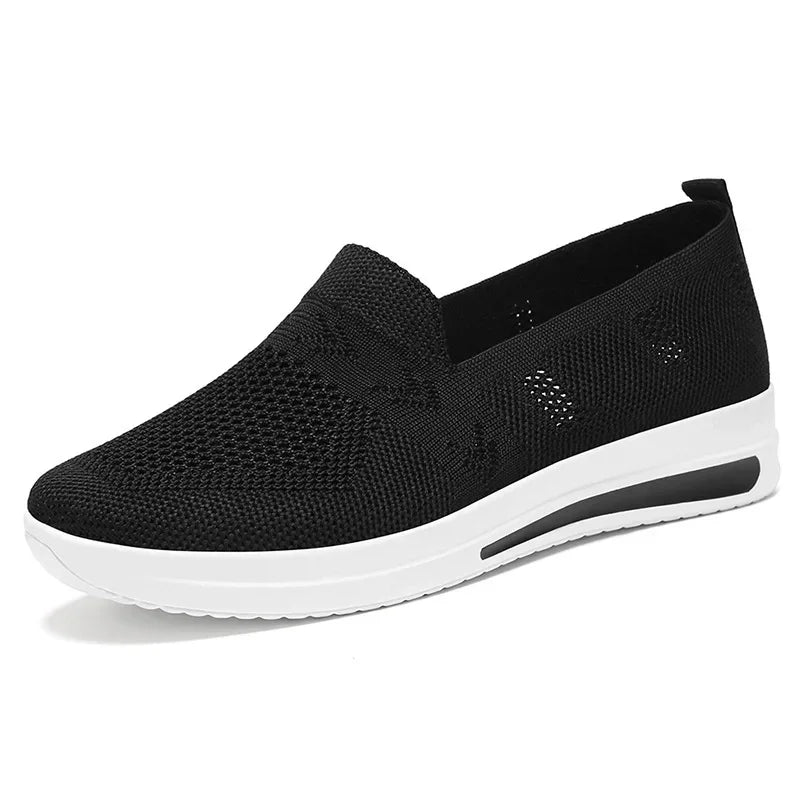 Baskets Femme Décontractées Maille Tricotée Souple 6