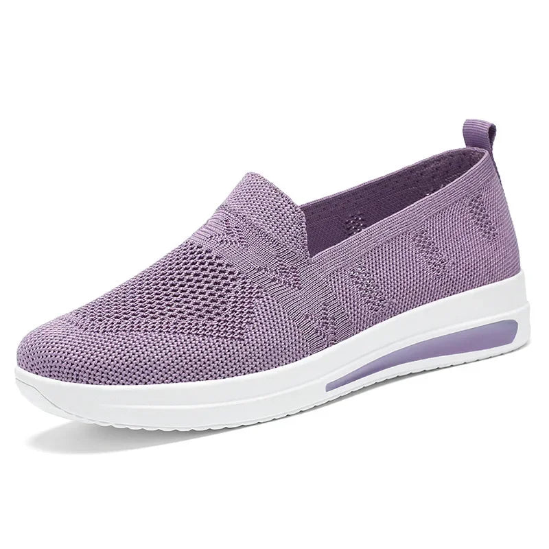 Baskets Femme Décontractées Maille Tricotée Souple 7