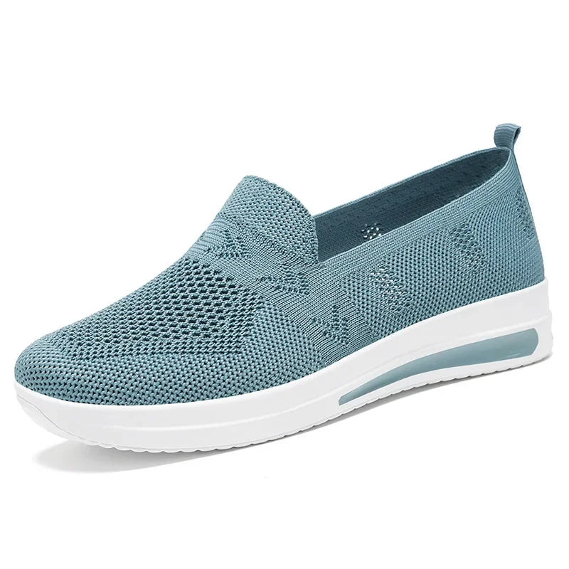 Baskets Femme Décontractées Maille Tricotée Souple 8