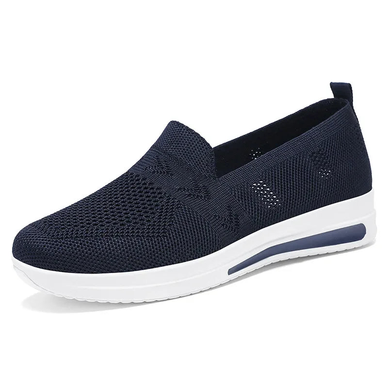 Baskets Femme Décontractées Maille Tricotée Souple 9