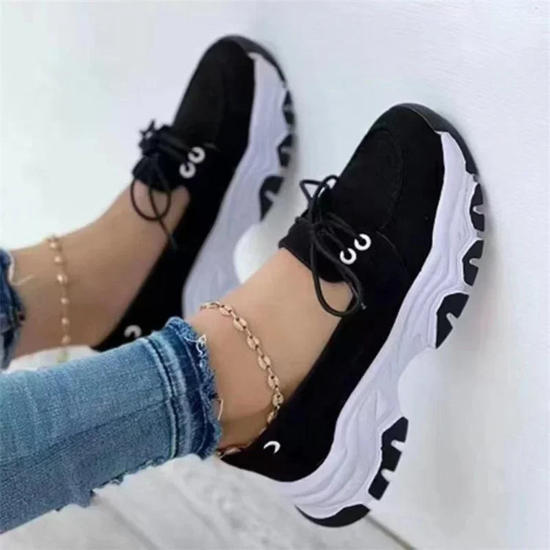 Baskets Femme Plateforme Casual Respirantes 2