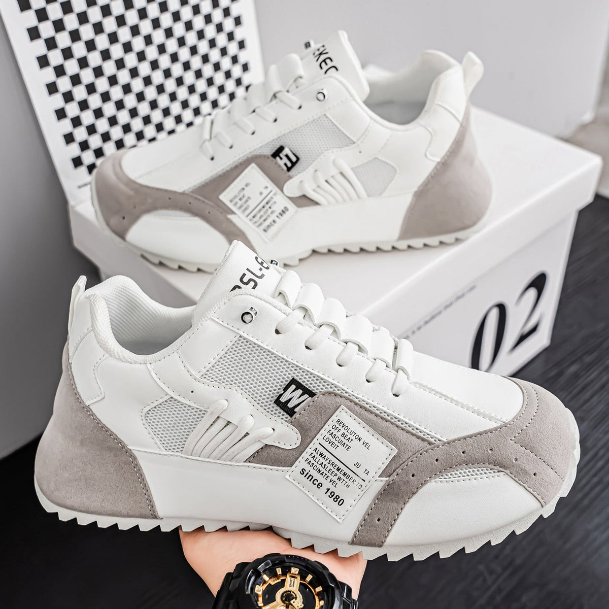 Baskets Femme Sportives Design Moderne Polyvalentes 7