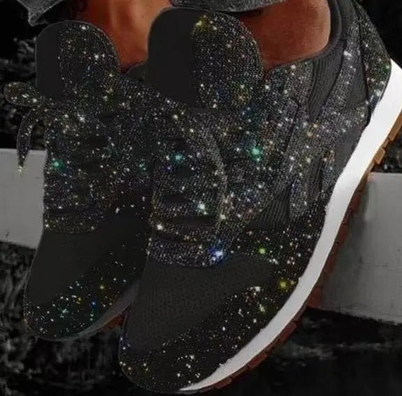 Baskets Femme à Paillettes Confortables 0