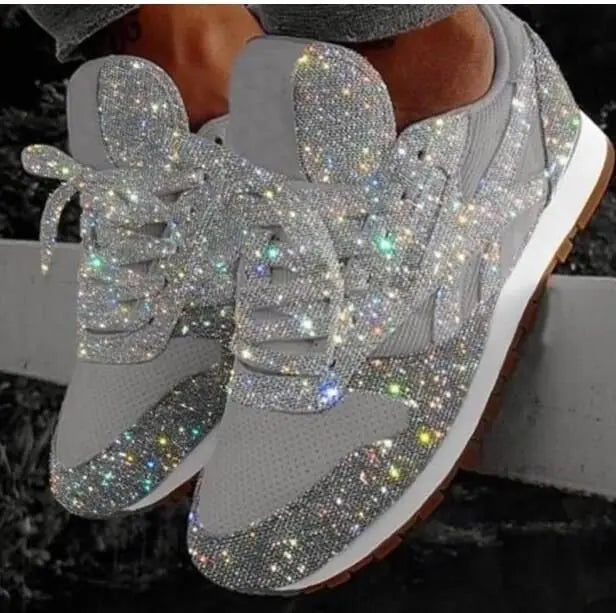 Baskets Femme à Paillettes Confortables 4