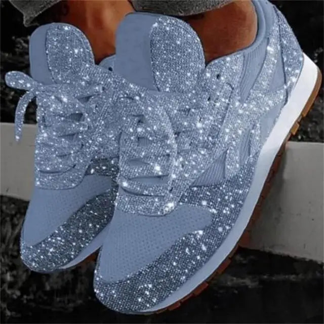 Baskets Femme à Paillettes Confortables 5