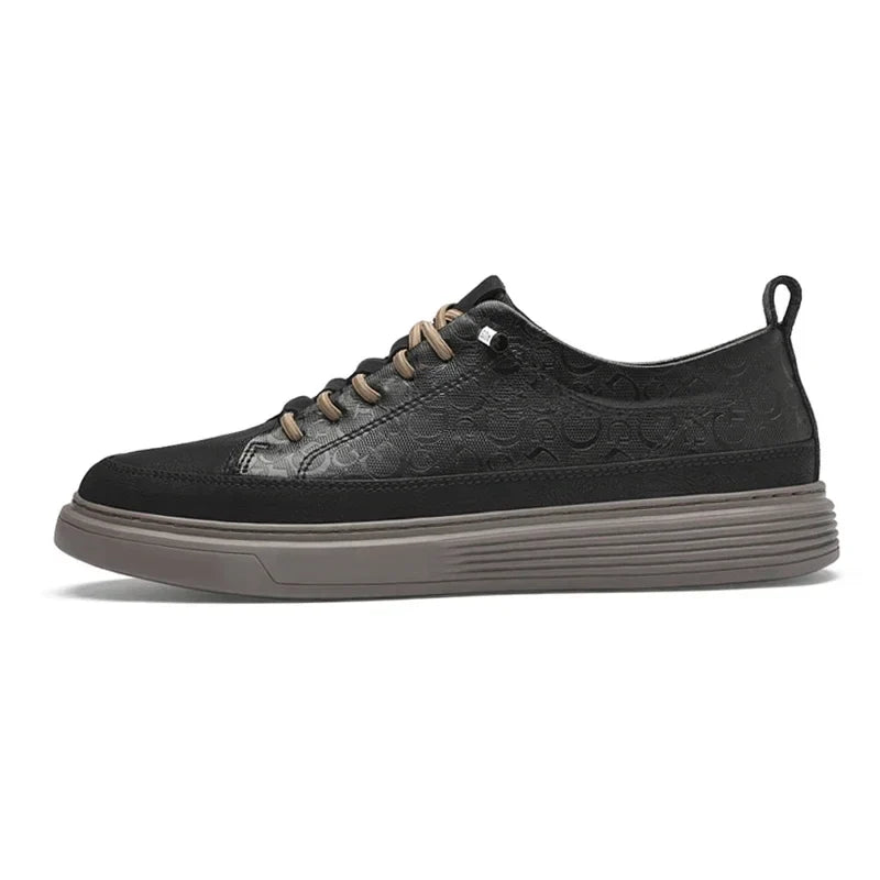 Baskets Hommes Basses à Plateforme Style Moderne 3