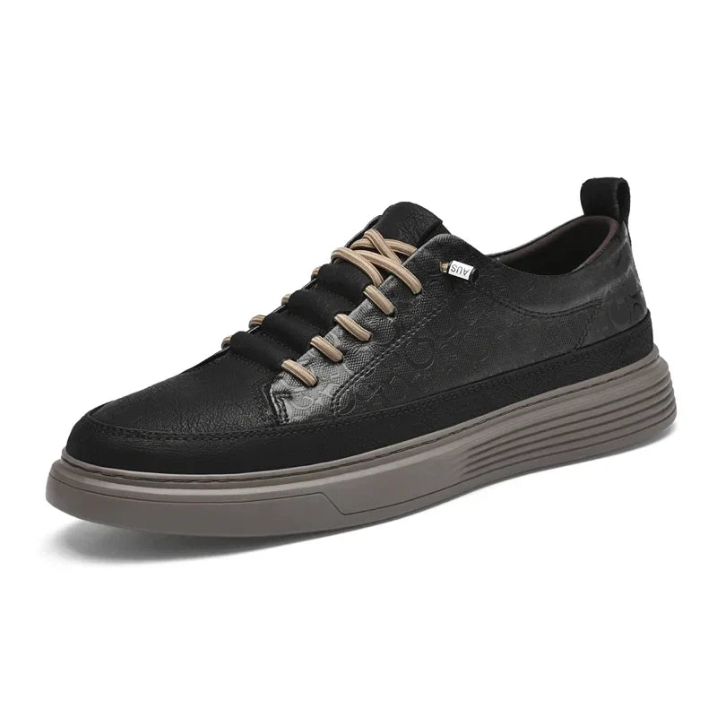 Baskets Hommes Basses à Plateforme Style Moderne 4