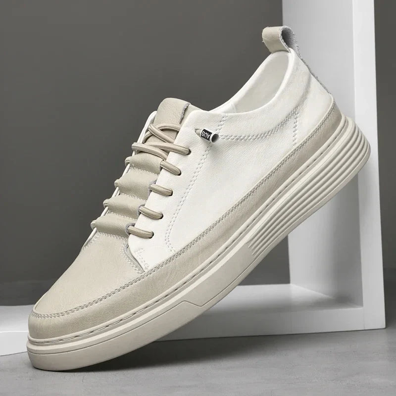 Baskets Hommes Basses à Plateforme Style Moderne 9