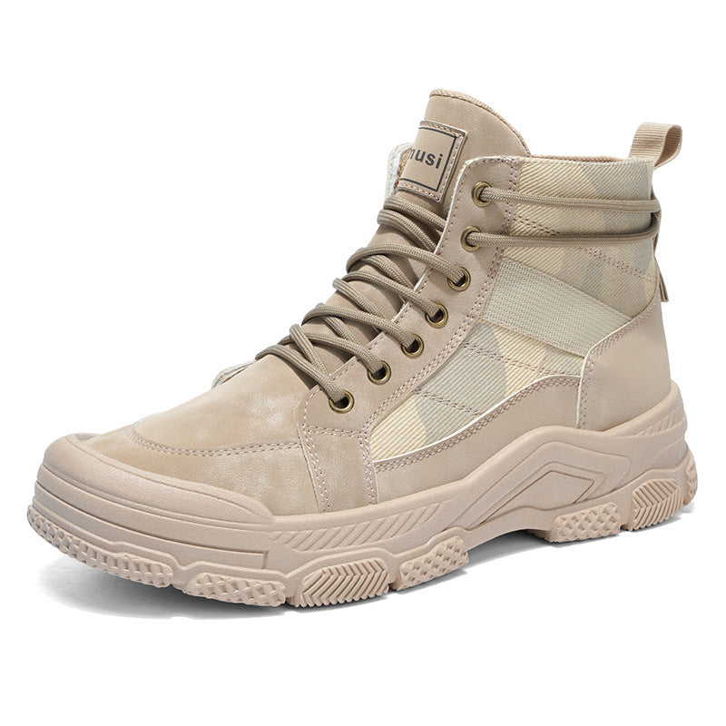 Baskets Montantes Homme Design Camouflage Sportif 5