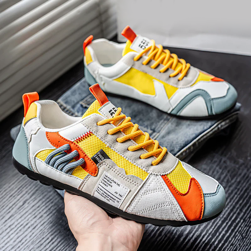 Baskets pour Hommes Multicolores avec Détails Texturés 6