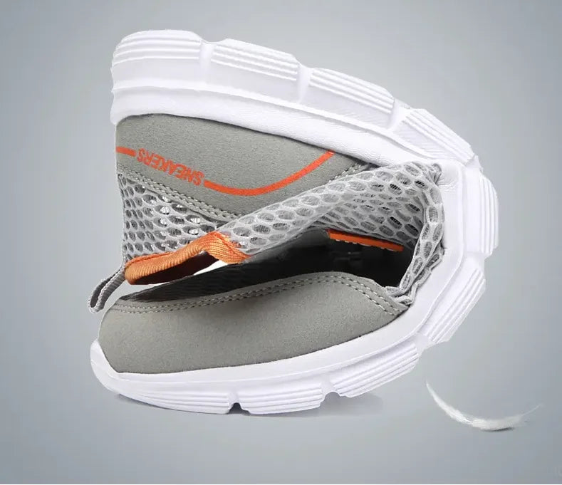 Baskets pour Hommes Sportives en Maille Légères et Respirantes 3