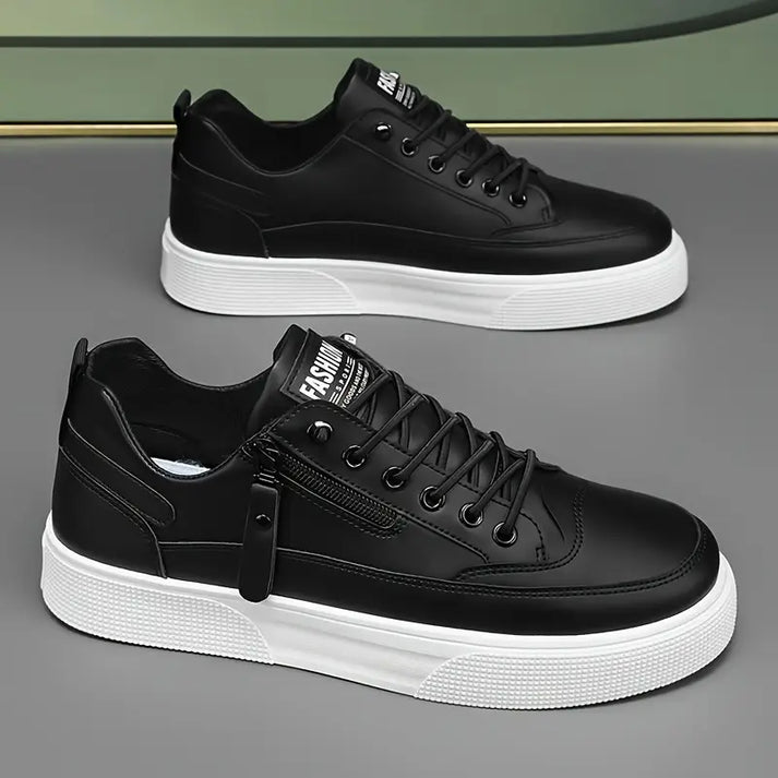 Baskets pour hommes en cuir avec design moderne 4