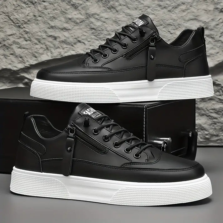 Baskets pour hommes en cuir avec design moderne 6