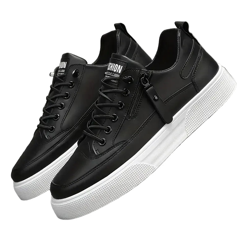 Baskets pour hommes en cuir avec design moderne 8