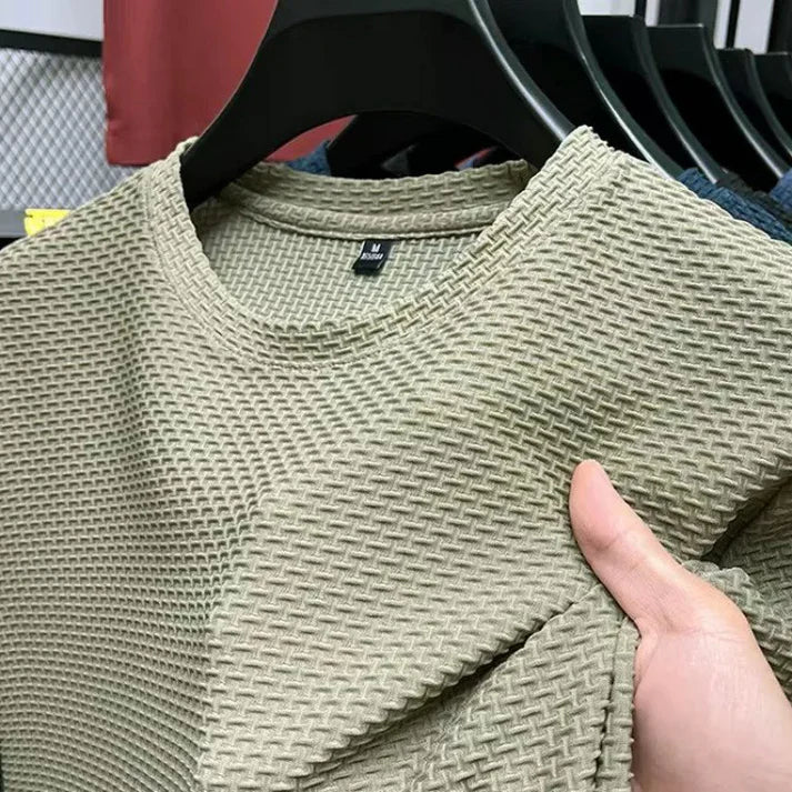 Variant image for T-Shirt Homme Manches Courtes Respirant en Maille-9