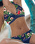 Bikini Femme Détails Floraux et Pois Tissu Doux 2
