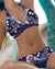 Bikini Femme Détails Floraux et Pois Tissu Doux 3