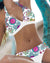 Bikini Femme Détails Floraux et Pois Tissu Doux 4
