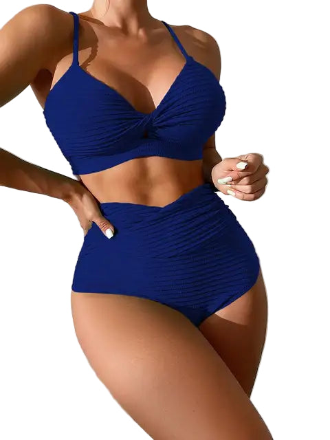 Bikini Femme Taille Haute Design Moderne Tissu Résistant 0