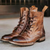 Variant image for Bottes d'Hiver Femme Élégantes en Cuir Synthétique et Textile-1
