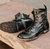 Variant image for Bottes d'Hiver Femme Élégantes en Cuir Synthétique et Textile-8