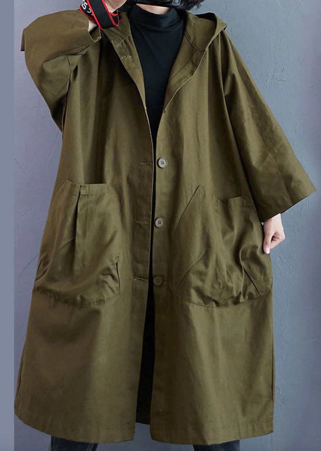 Veste Femme Longue Chaude Automne Hiver Polyester-2