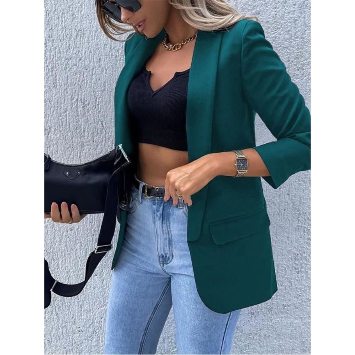 Blazer Femme Décontracté Moderne 2