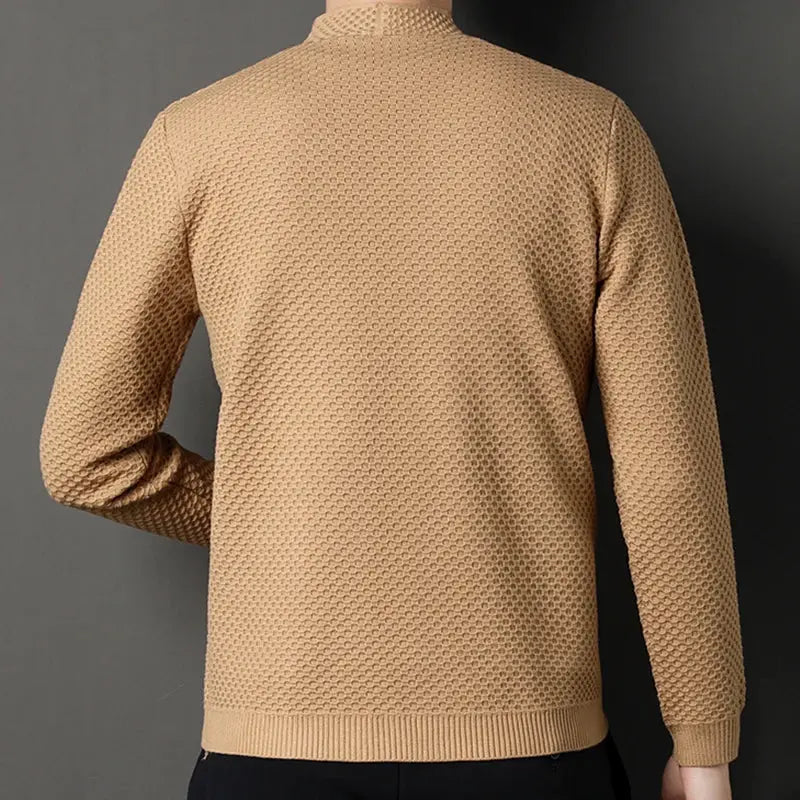 Blazer Homme Classique Style Jacquard Décontracté 5