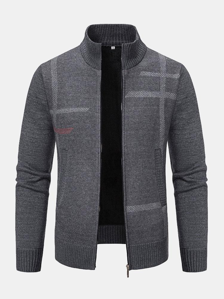 Blazer Homme Décontracté Motif Streep Urbain 3