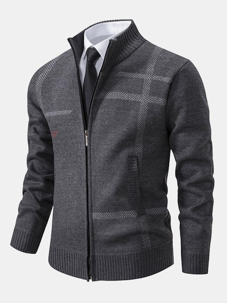 Blazer Homme Décontracté Motif Streep Urbain 8