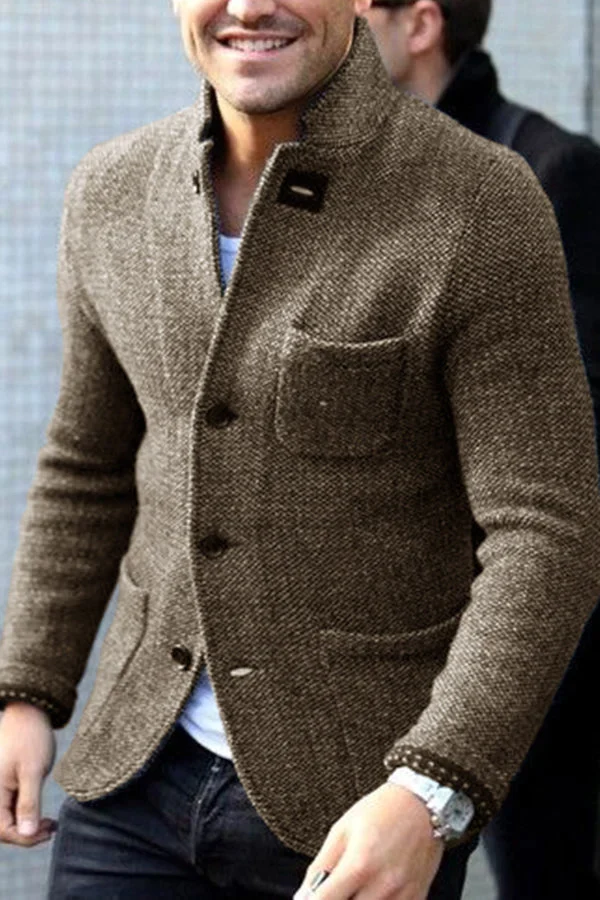 Blazer pour Hommes à Boutons en Duvet Moderne 2