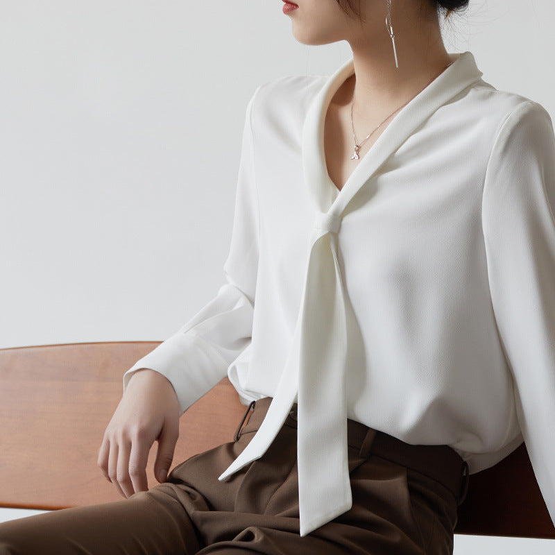 Blouse Femme Chic à Nœud Papillon Élégante 2