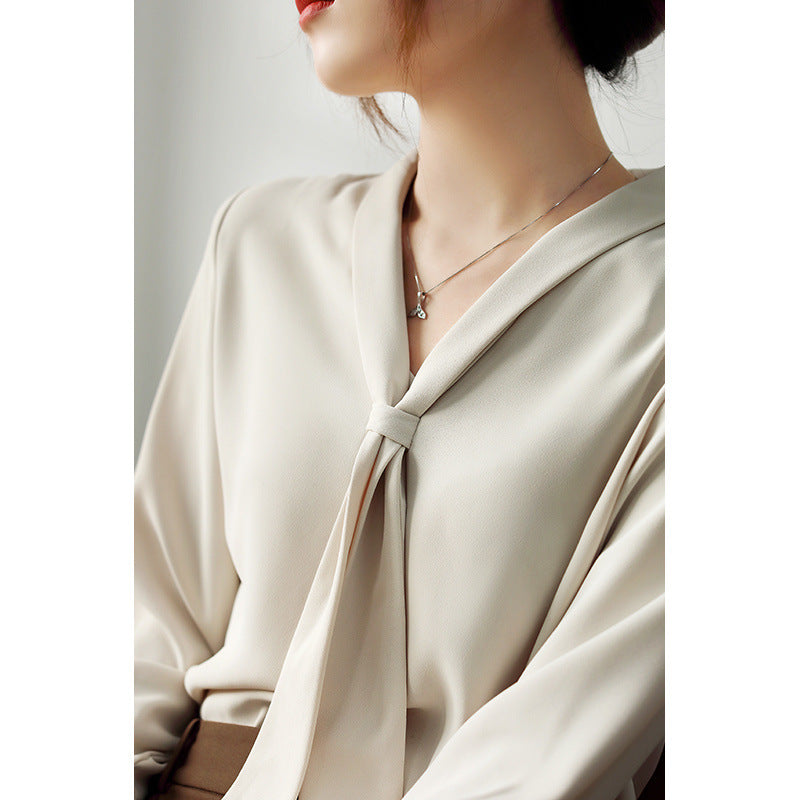 Blouse Femme Chic à Nœud Papillon Élégante 4