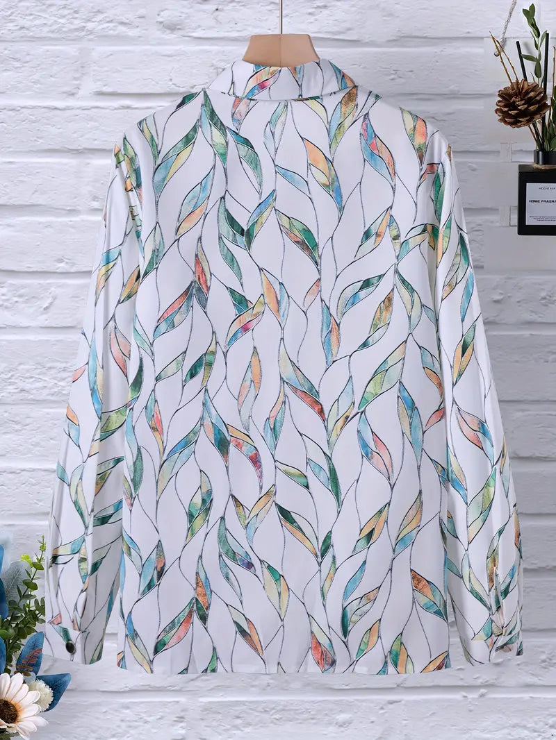 Blouse Femme Décontractée en Tissu Respirant avec Design Unique 3