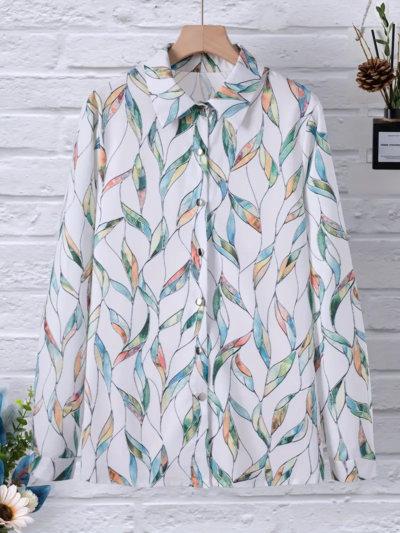 Blouse Femme Décontractée en Tissu Respirant avec Design Unique 4