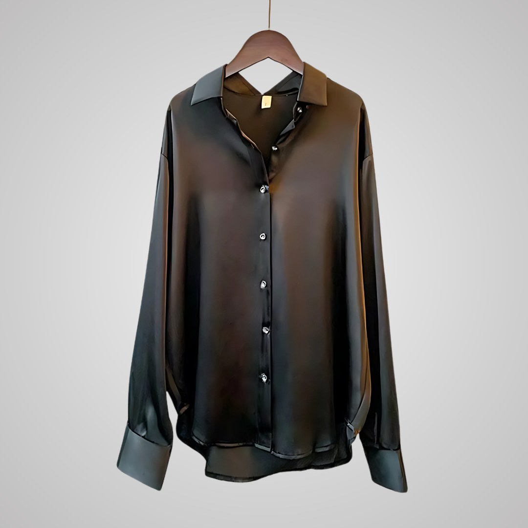 Blouse Femme Élégante Satinée Coupe Régulière 5